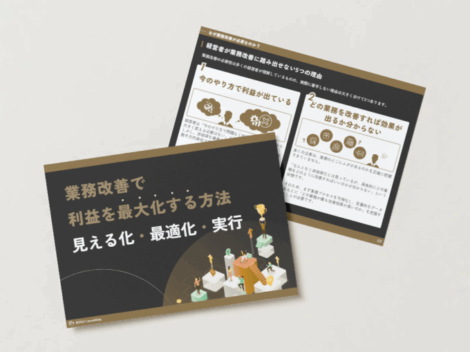 【ホワイトペーパー】業務改善で利益を最大化する方法 見える化・最適化・実行【BiXiコンサルティング株式会社】